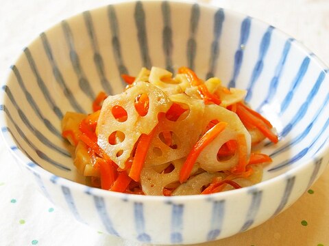 さくさく食感！レンコンのきんぴら♪